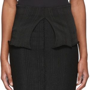 Kenzo Black Limited Edition High Summer Midi Skirt XS